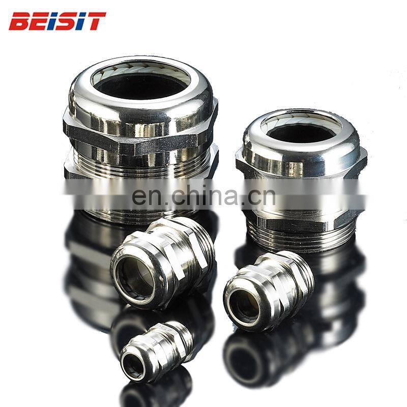 Manufacturer Beisit PG Thread Stainless Steel Metal Cable Glands
