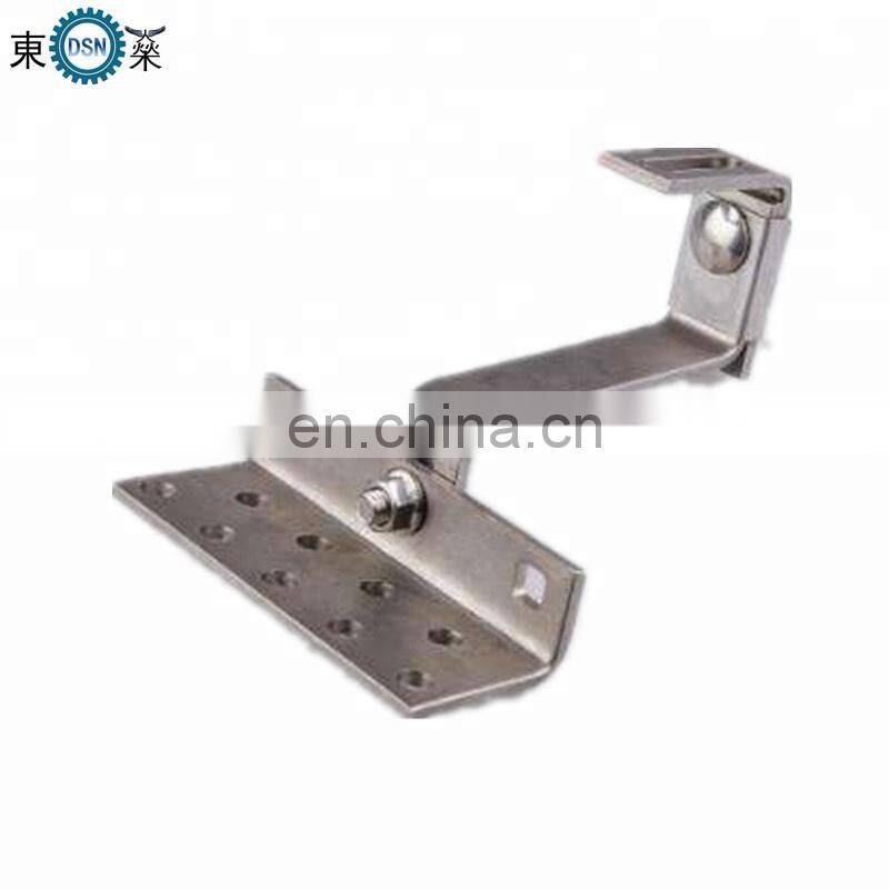Custom Stamped SS304 Stainless Steel Solar PV Inclined Roof Hook