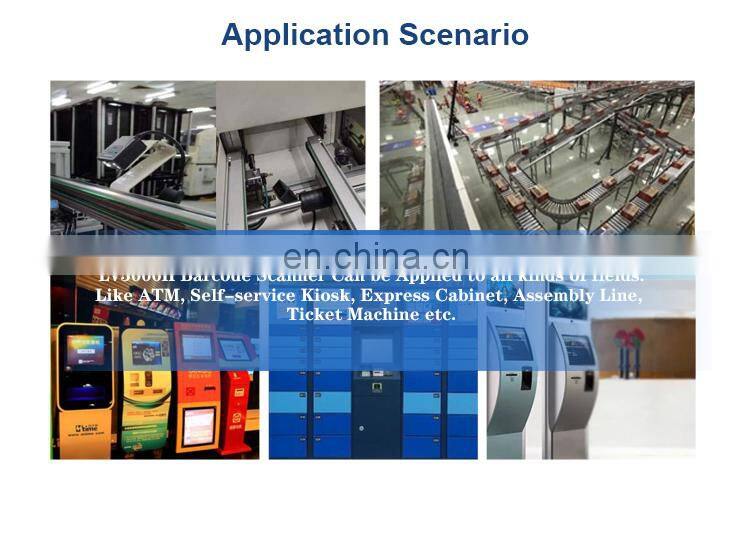 Rakinda LV3000H Passport OCR MRZ 1D 2D Barcode Scanner Module Red LED Beep, LED Indicator with USB RS232 for Kiosk 1-year 32 Bit