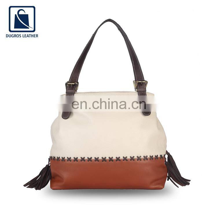 Leading Exporter of Good Quality Fashion Designer Genuine Leather Handbags