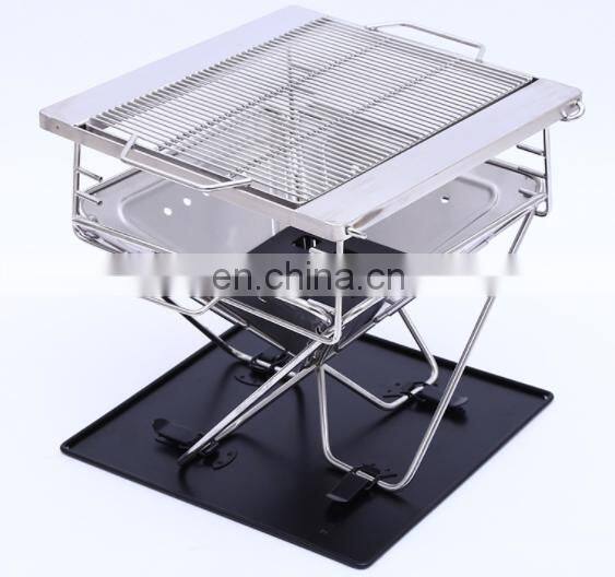 Hot Sale Promotional Suitcase Barbecue Portable Folding Outdoor Charcoal BBQ Grills