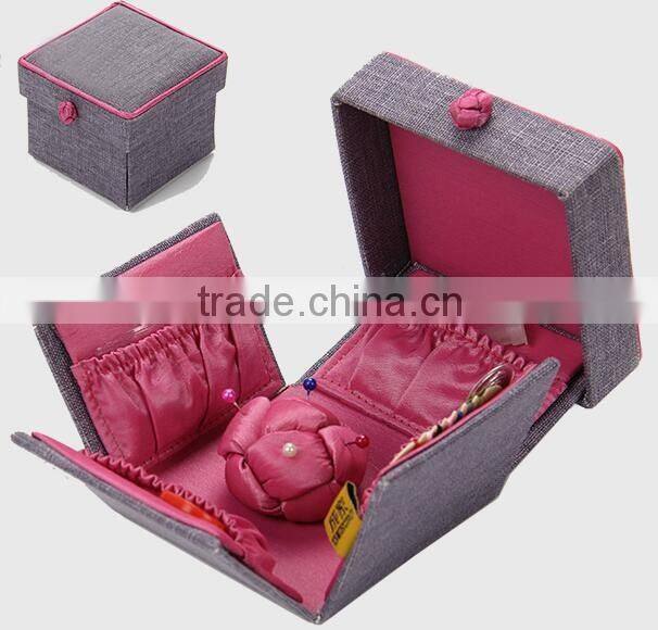 Mini fabric jewelry packaging box,jewelry box custom logo,jewelry box velvet