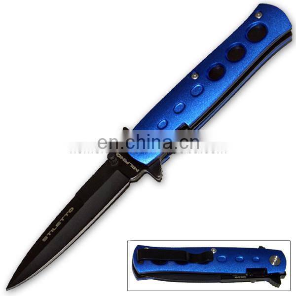 8.5 Inch Wood Handle Stainless Steel Pocket Folding Knife