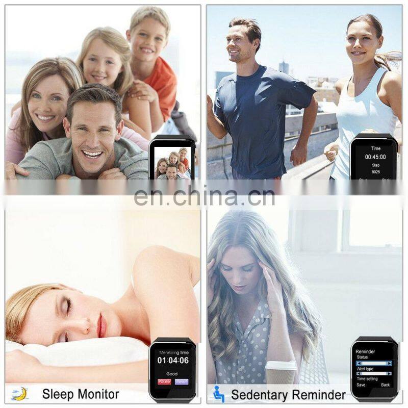 2020 Hot Selling Smart watch X6 Smartwatch with Camera wireless Smartwatch Support Android and for iphones