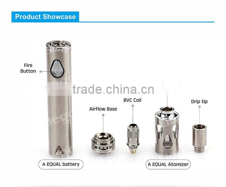2015 Newest vape mod!100% Original Rofvape A Equal Kit 3000mah 0.3/0.5ohm VS eGo one mini Rofvape A Equal kit factory price