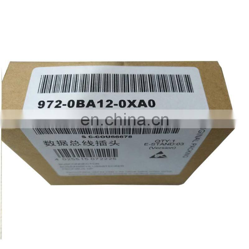 100% new Siemens 6ES7972-0BA12-0XA0 bus connector