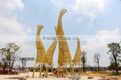 Modern Large Garden Arts Stainless steel Sculpture for Outdoor decoration