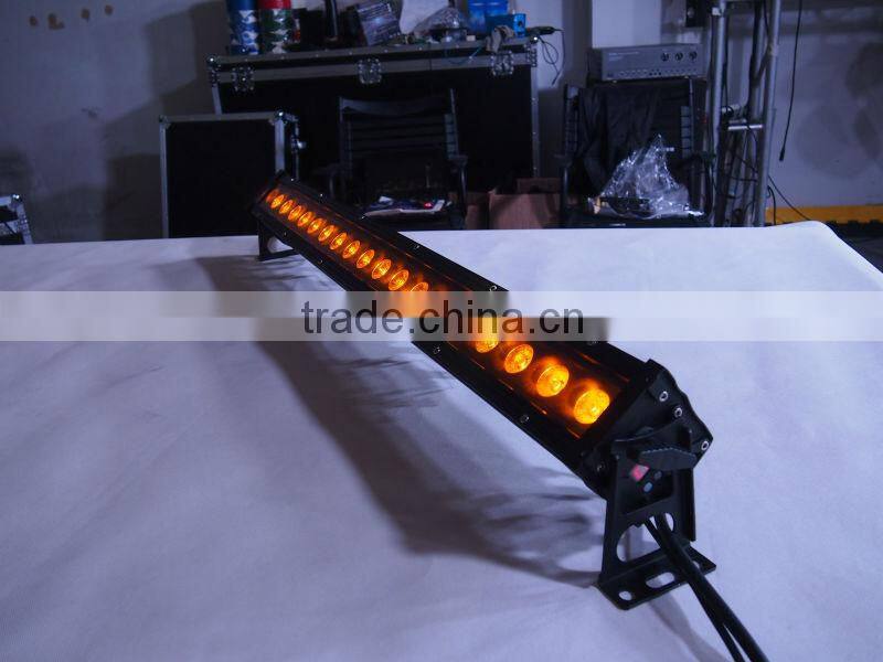 12W*18 uniform color mixing 1 meter waterproofr led bar wall washer for stage outdoor led wall washer led stripe outdoor