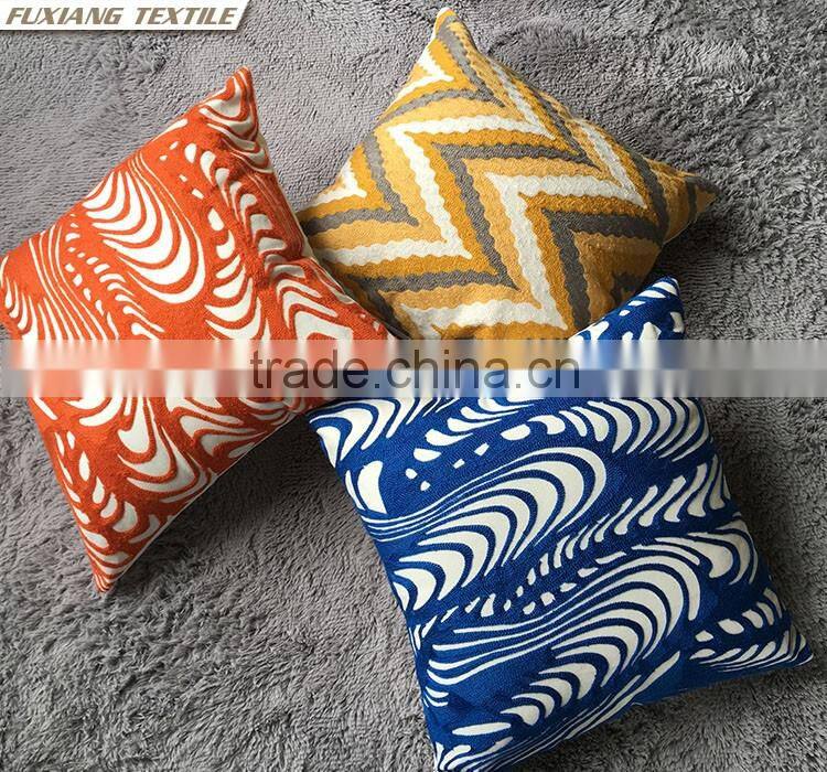 Crewel Embroidery Pillow