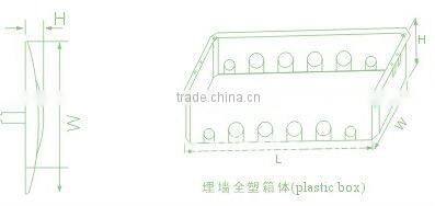 TSM-45ways Flush Type Distribution Box(Electrical Distribution Box,Plastic Enclosure)