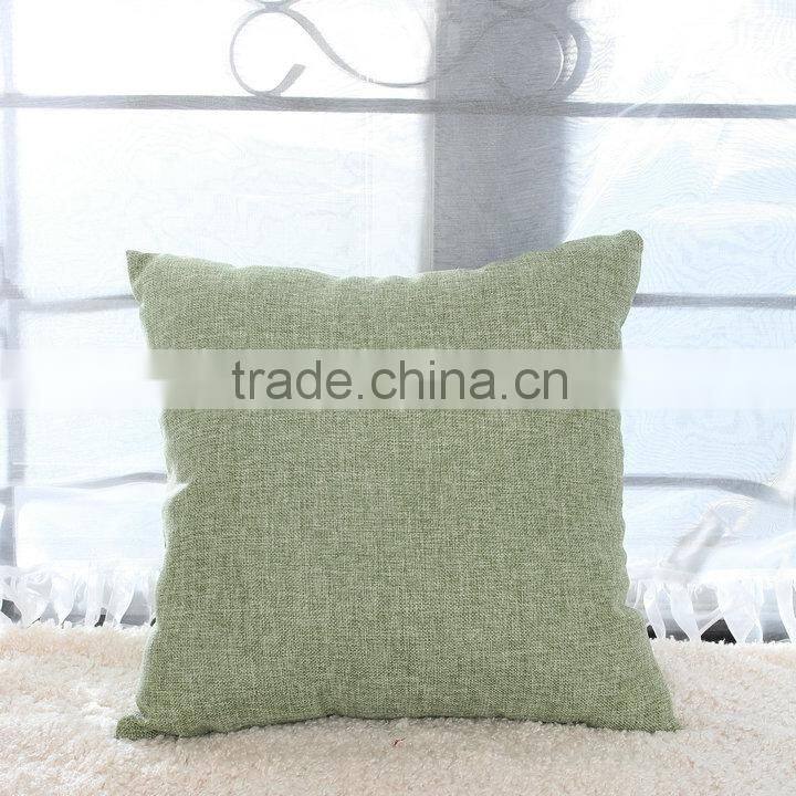 Soft material wholesale plain linen cushion cover