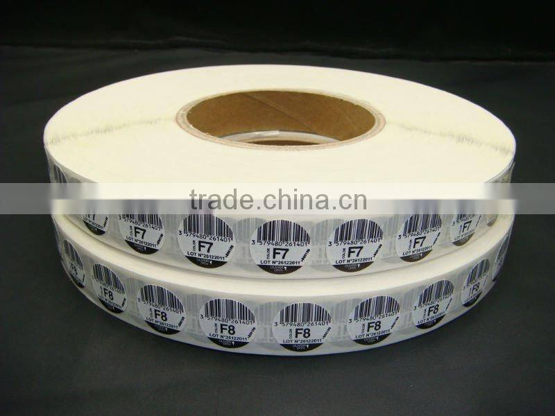 double layer label sticker