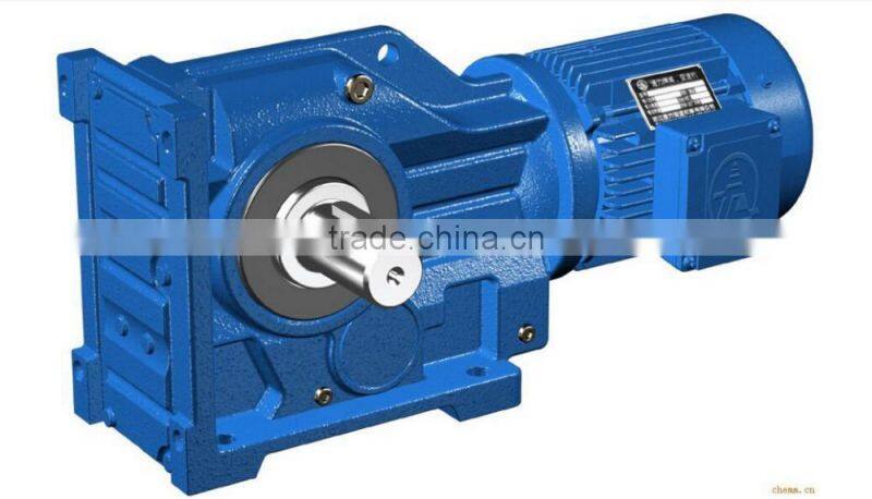 K series inline helical gear reducer gearbox for converter/ mixer