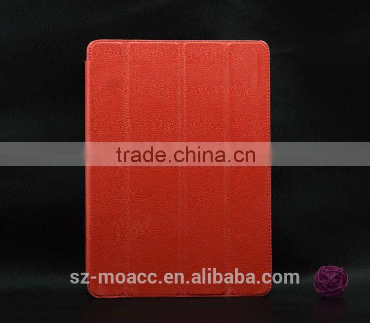 high quality stand tablet cover flip leather case for ipad 6