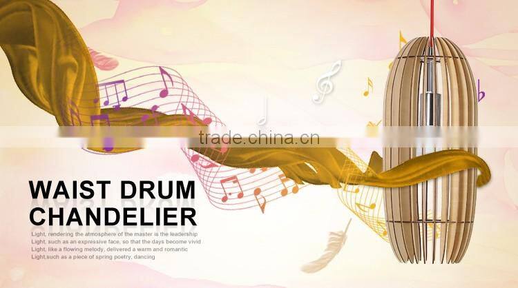 High quality and fast delivery furniture light supplier basewood wooden ceiling pendant lamp JK-8005B-18 LED pendant Light