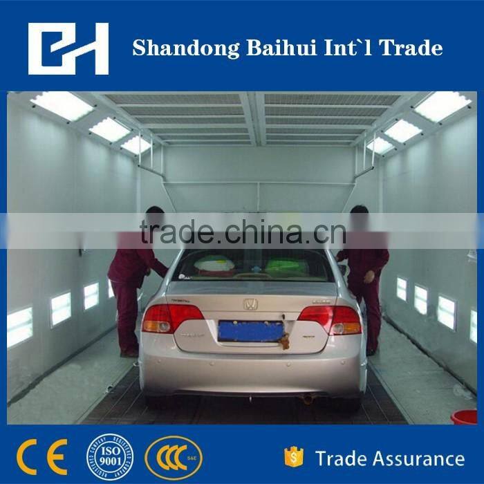Car spray painting and baking booth