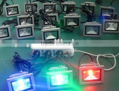 RGB 10W/20W/30W/50W/60 led floodlight 10w dmx