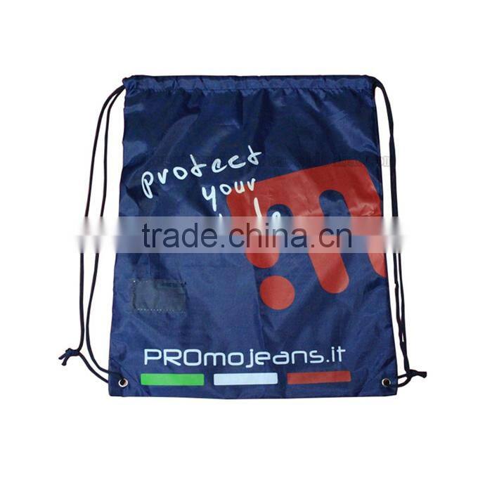 Custom Printed Logo Environmental Protection Fold Nylon Foldable Reusable Shopping Bag