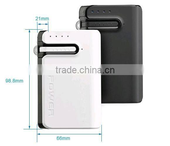 New Functional Product portable 7800mAh power bank with bluetooth headset