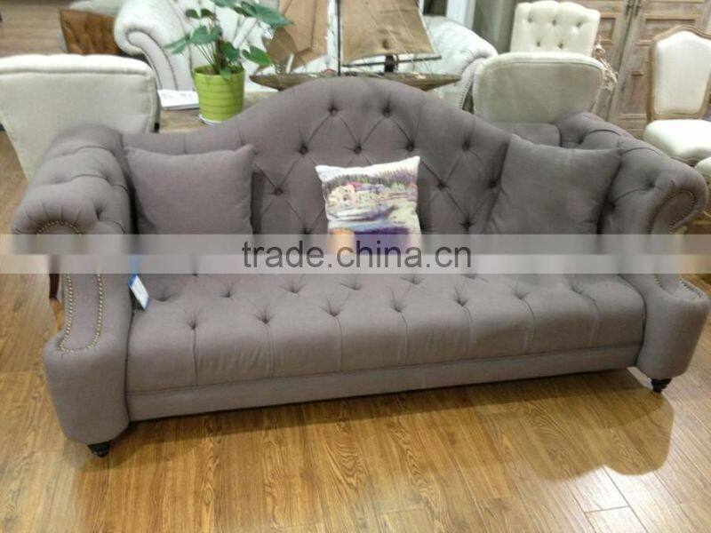 contemporary sofa french style linen fabric sofas price supplier