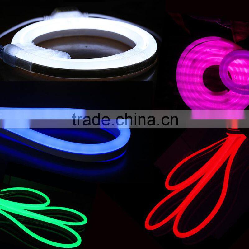 110v 220v flexible neon strip light red blue yellow green warm white rgb 4.5w/meter outdoor decoratio best led neon flex price