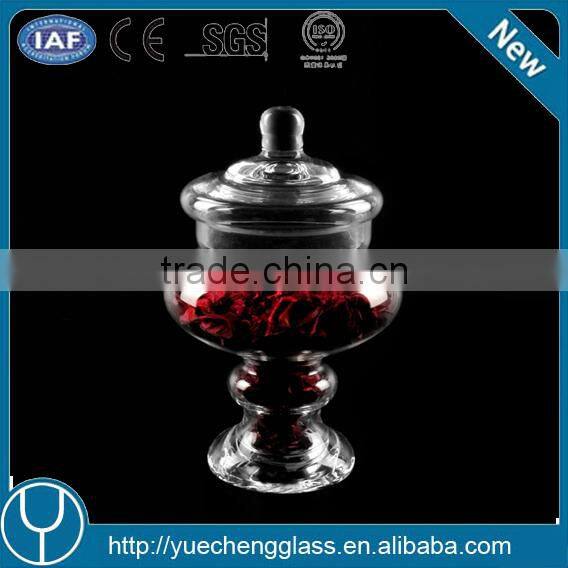 Tableware food container glass jar for candy