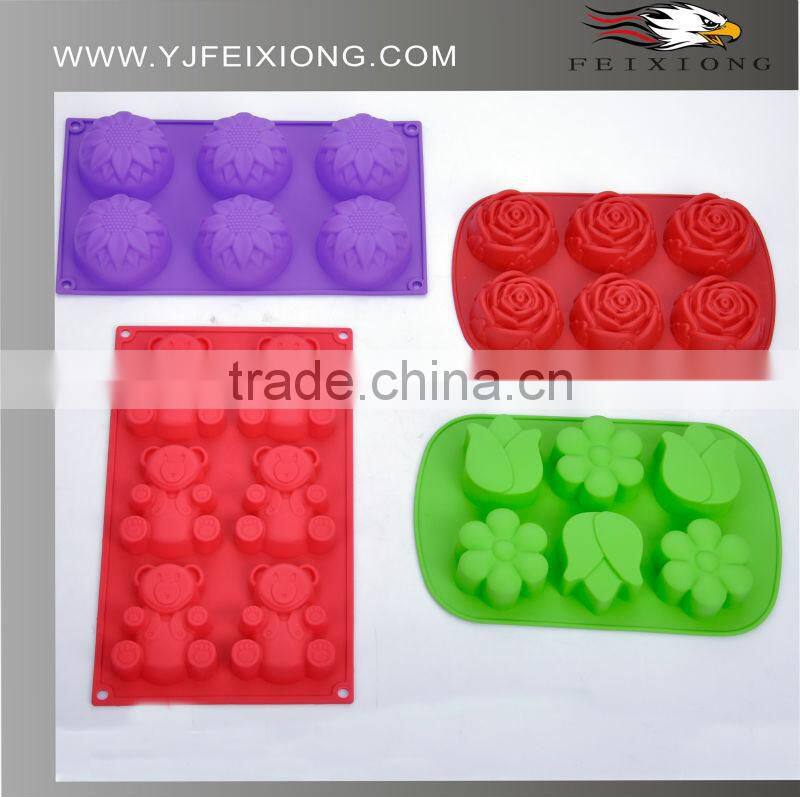 Hot selling!! coloful silicone ice tray