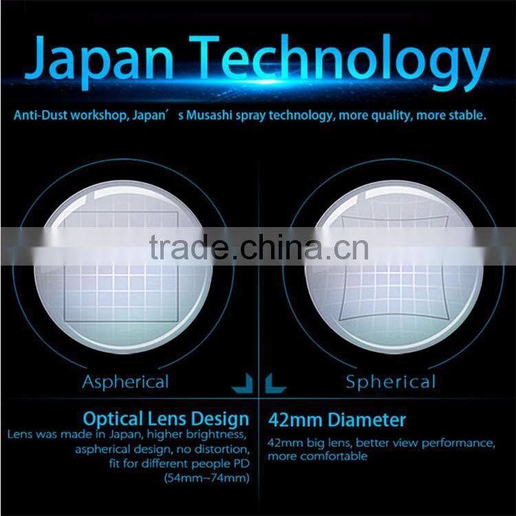 High quality VR BOX 2 Virtual Reality vr 3d glasses with bluetooth