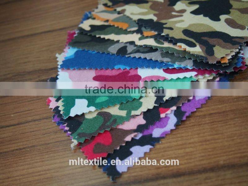 Customized cheap camouflage waterproof military tent canvas fabric factory