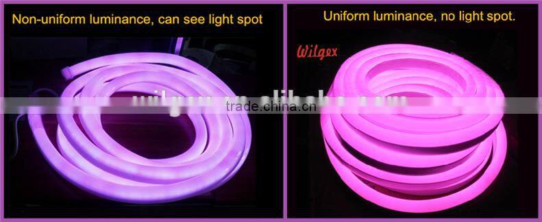 2 years warranty High Quality Blue Jacket LED Flexible blue light rope light