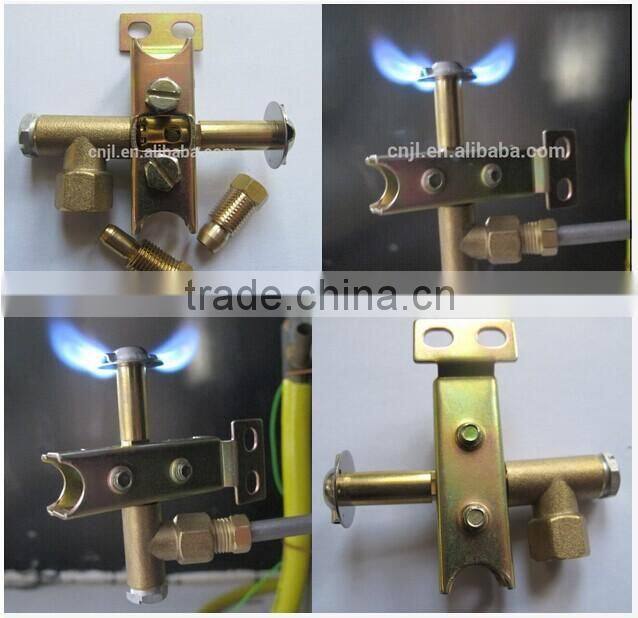 pilot burner for gas wall room heater