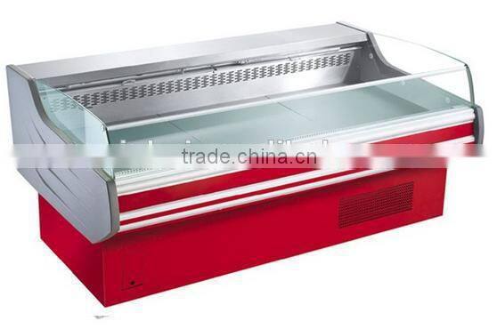 High quality Commercial Display Freezer for Frozen Food Shop, Display Chest Freezer, glass door ice cream freezer