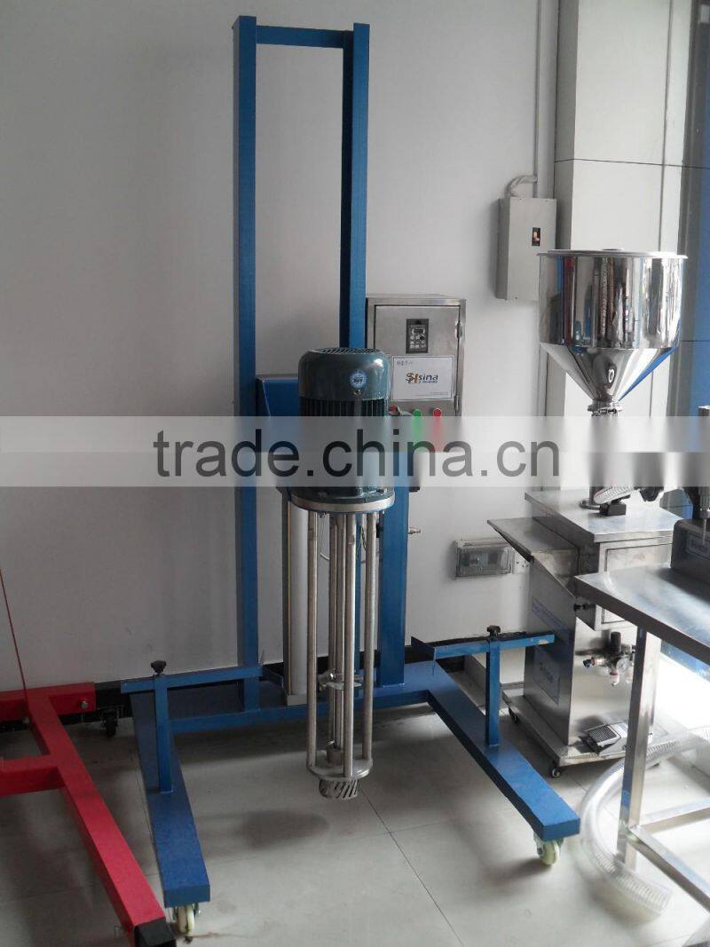 Long working life steam heating liquid detergent mixer