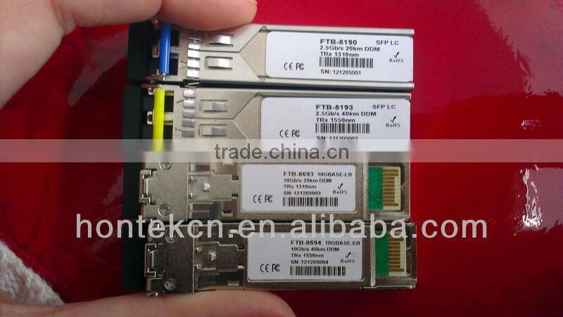 SFP 10Gb/100Gb/1000Gbbase-tx 20km/40km/120km SFP 1310nm/1550nm DDM SFP