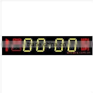 three digits indoor led digital clock display