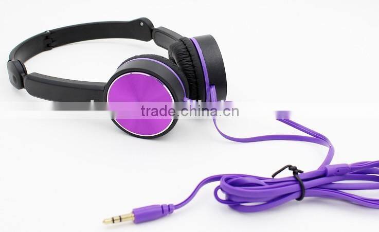 retractable lightweight hot sale colorful folding headset
