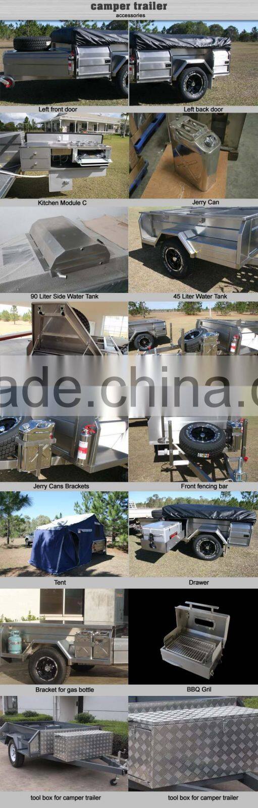 Stainless Steel Camper Trailer Manufacturers China