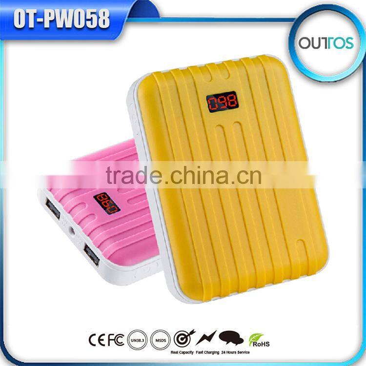 travel suitcase emergency backup battery charger for mobile phone