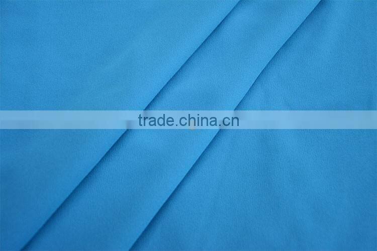 Light weight crepe chiffon plain 100%polyester wholesale chiffon fabric