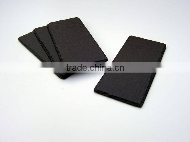 dark black slate board with bright surface