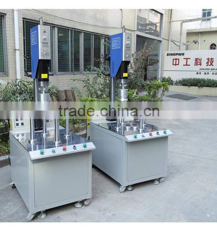 Cylinder tube 15 KHZ ultrasonic plastic welding machine for abs