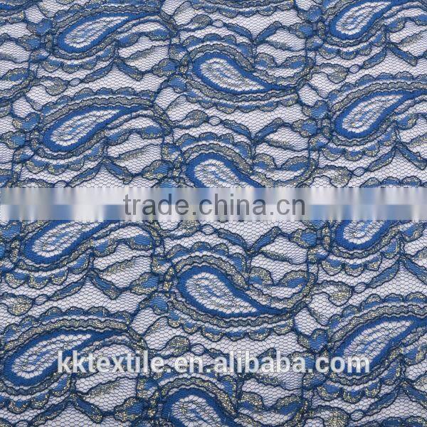 New arrival 2014 best price100% Nylon cord lace/net lace fabric