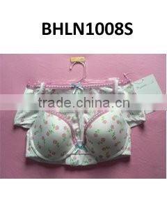 Top Sale Womens Underwear Printed Cotton Sexy Christmas Bra Set