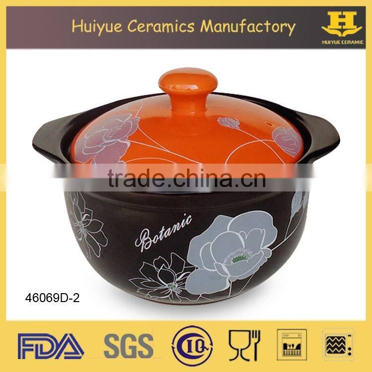 ceramic casserole cookware with customized printing