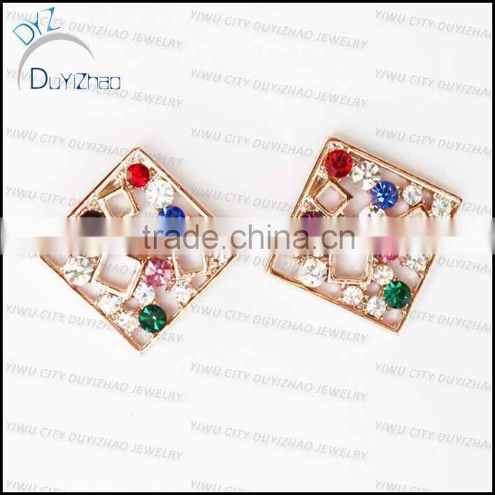 2014 latest fashion diamond stud earrings