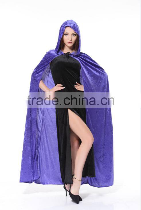 Carnival Elegant Ladies Fancy Dress Mysterious women instant coat costume