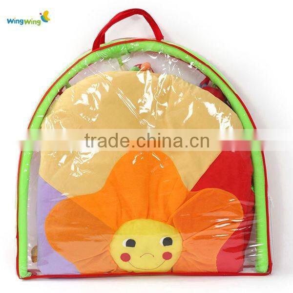 Hot Sale Funny baby sun flower mat , baby activity mat,baby play gym mat