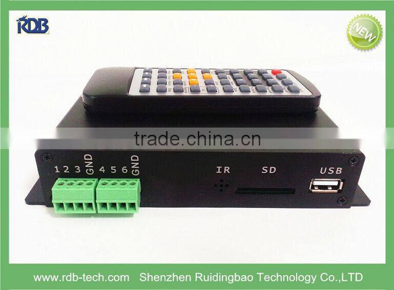 Rdb 2014 New collection High definition HDMI & Opticaloutput RS232 Control motion sensor advertising multimedia players