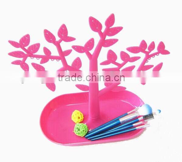 Customized artificial plastic tree for jewellery display made in china factory