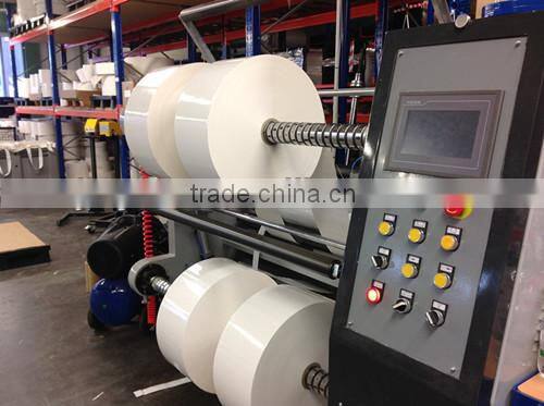 JFQ-A CE Approved Film Slitting Machine, Film Slitter, Film Slitting and Rewinding Machine